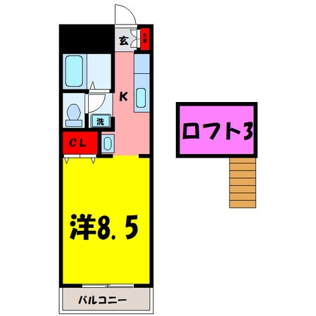 ワイドヒル（高崎市下小鳥町）の物件間取画像